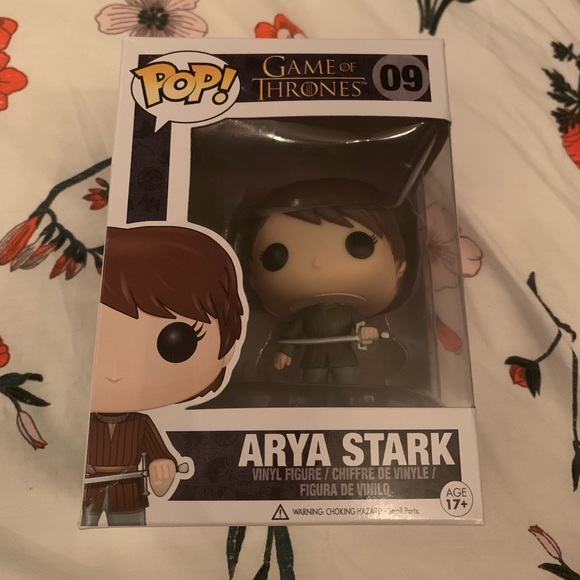 arya stark funko pop keychain